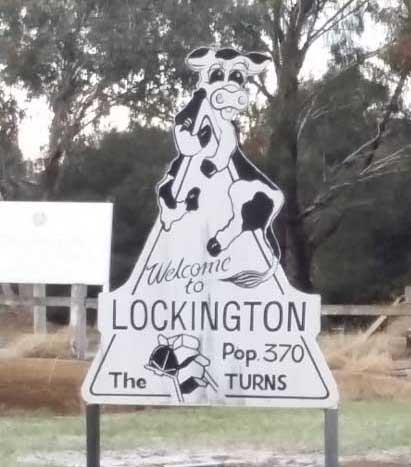 Lockington town sign